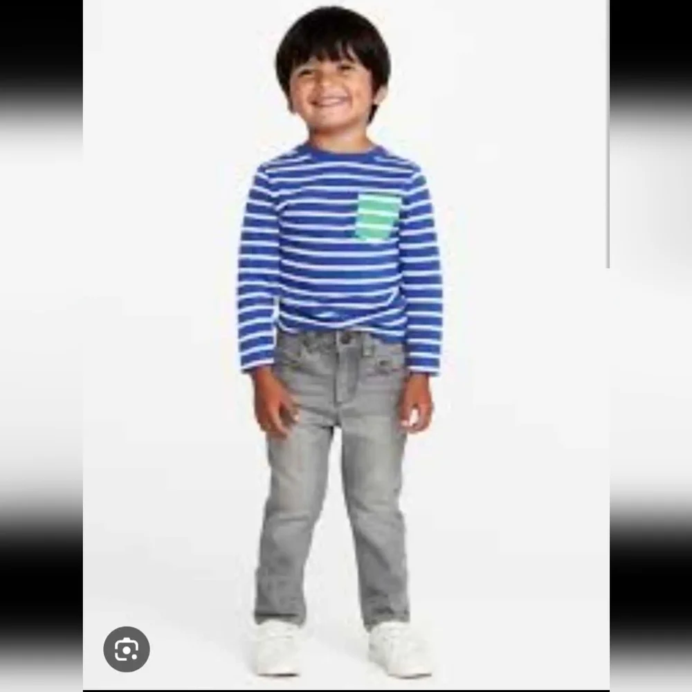 NWT Old Navy Gray Karate Toddler Jeans ~sz 18-24 Mos